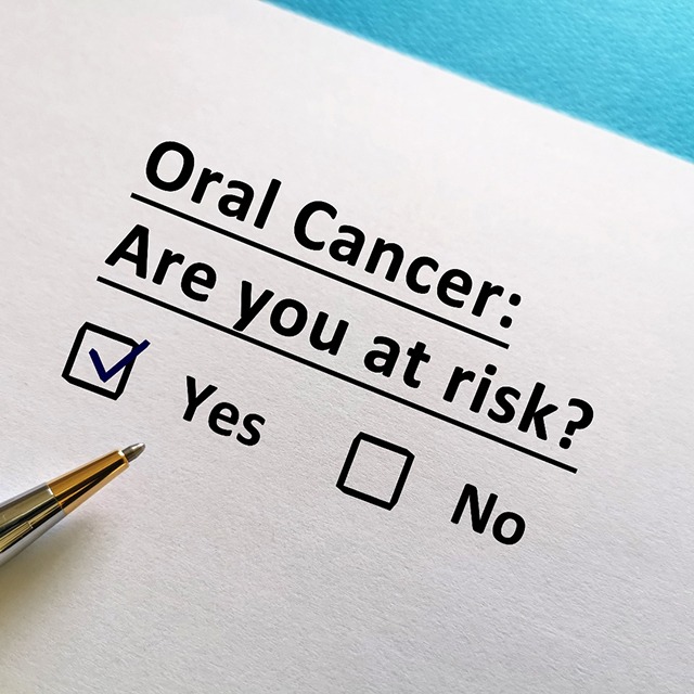 Risk assessment form for oral cancer