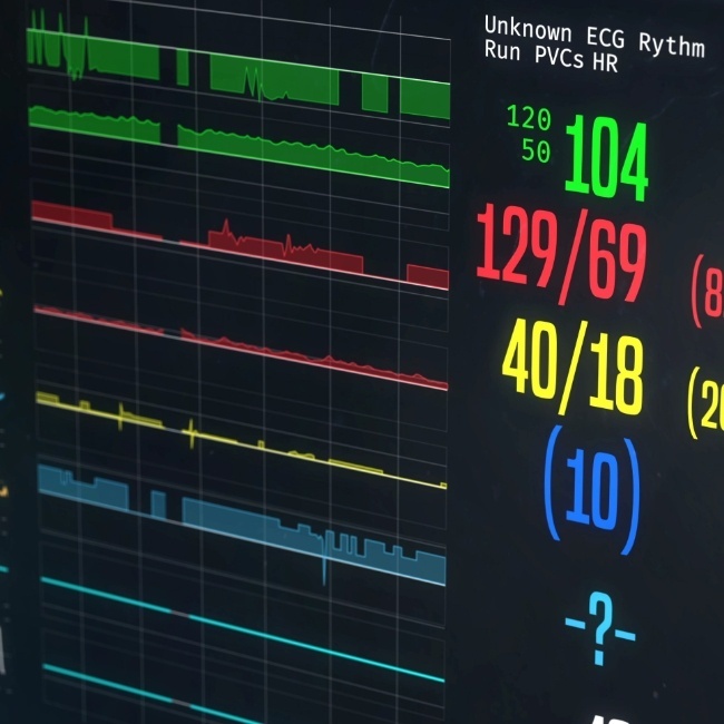 Monitor of patient vital signs